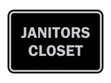 Classic Framed Janitors Closet