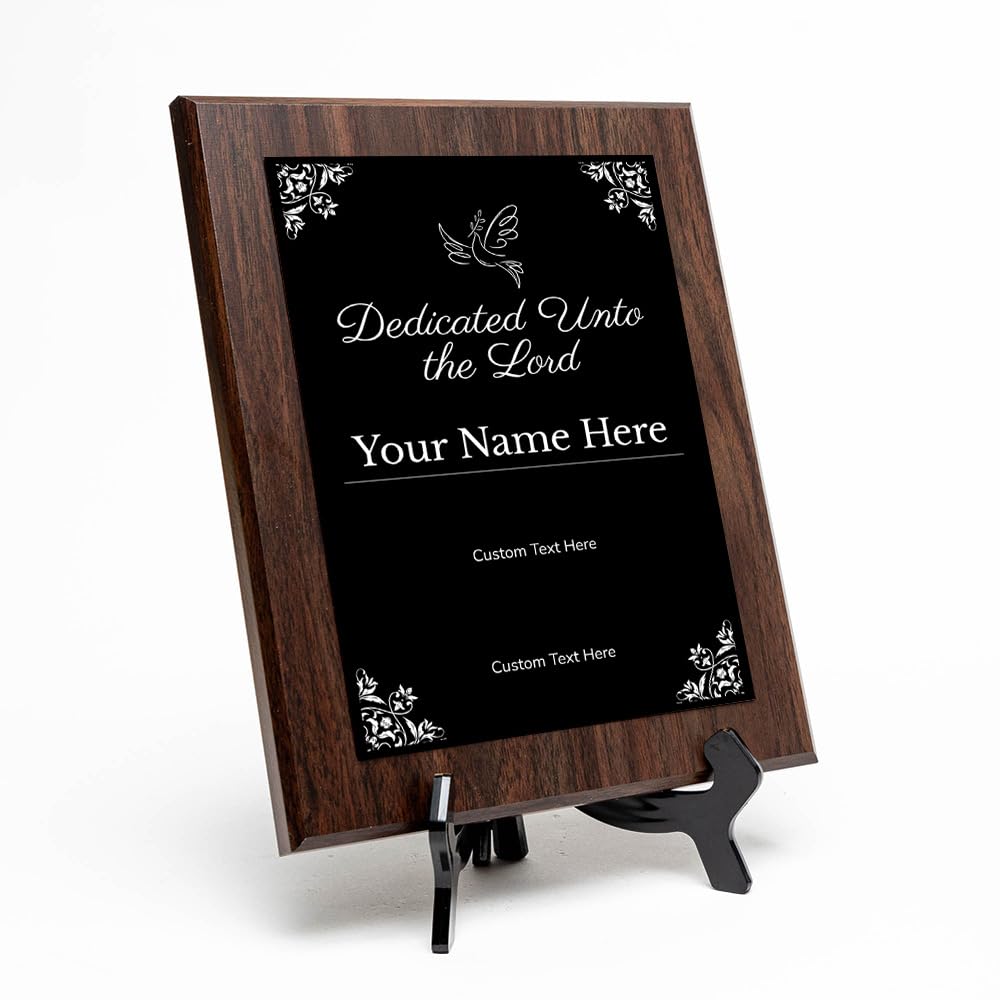 Customized Church Awards and Christian Ceremonies Custom Award Wood Plaques