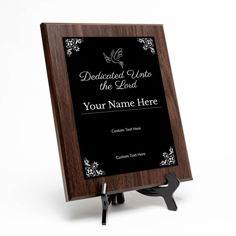 Customized Church Awards and Christian Ceremonies Custom Award Wood Plaques