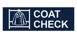 Basic Coat Check Wall or Door Sign