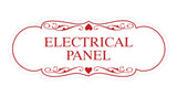 Designer Electrical Panel Sign