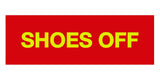 Basic Shoes Off Sign