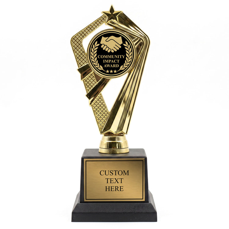 Community & Volunteer Trophy Awards (Service, Hero & More) - Engraved
