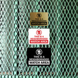 Signs ByLITA Classic Framed This Is a Neighborhood Watch Area Wall or Door Sign