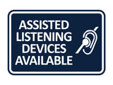Signs ByLITA Classic Framed Assisted Listening Devices Available Wall or Door Sign