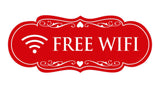 Designer Free Wifi Sign