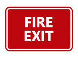 Classic Fire Exit Sign