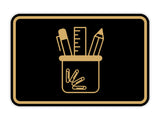 Signs ByLITA Classic Framed Office Stationary Graphic Wall or Door Sign