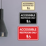 Signs ByLITA Classic Framed Accessible Restroom Wall or Door Sign