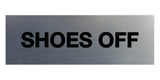 Basic Shoes Off Sign