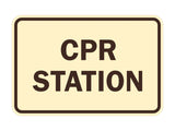 Classic CPR Station Sign