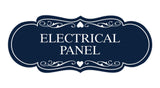 Designer Electrical Panel Sign