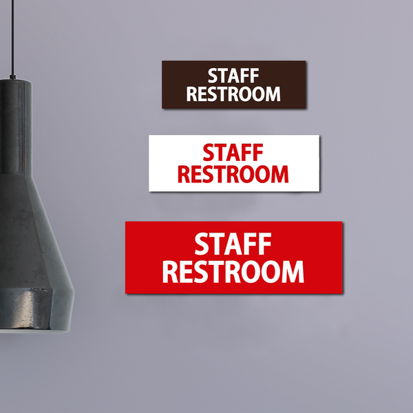 Basic Staff Restroom – Pacific Sign and Stamp