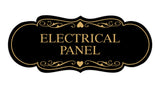 Designer Electrical Panel Sign