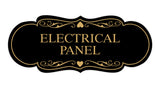 Designer Electrical Panel Sign