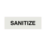 Basic Sanitize Sign