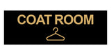 Basic Coat Room Wall or Door Sign