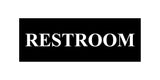 Basic Restroom Wall or Door Sign