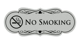 Designer No Smoking Sign