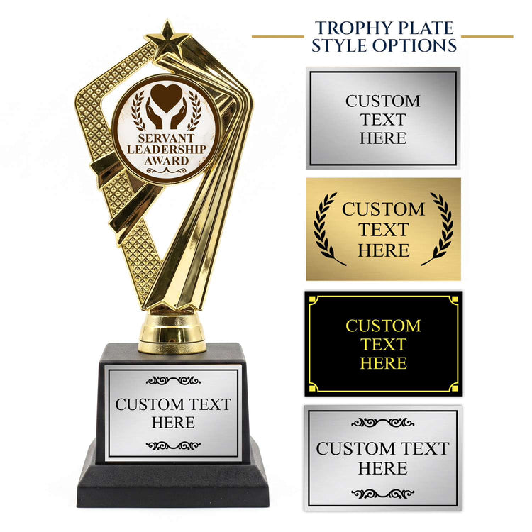 Community, Youth & Team Leadership Trophy Awards (Servant, Peer) - Engraved