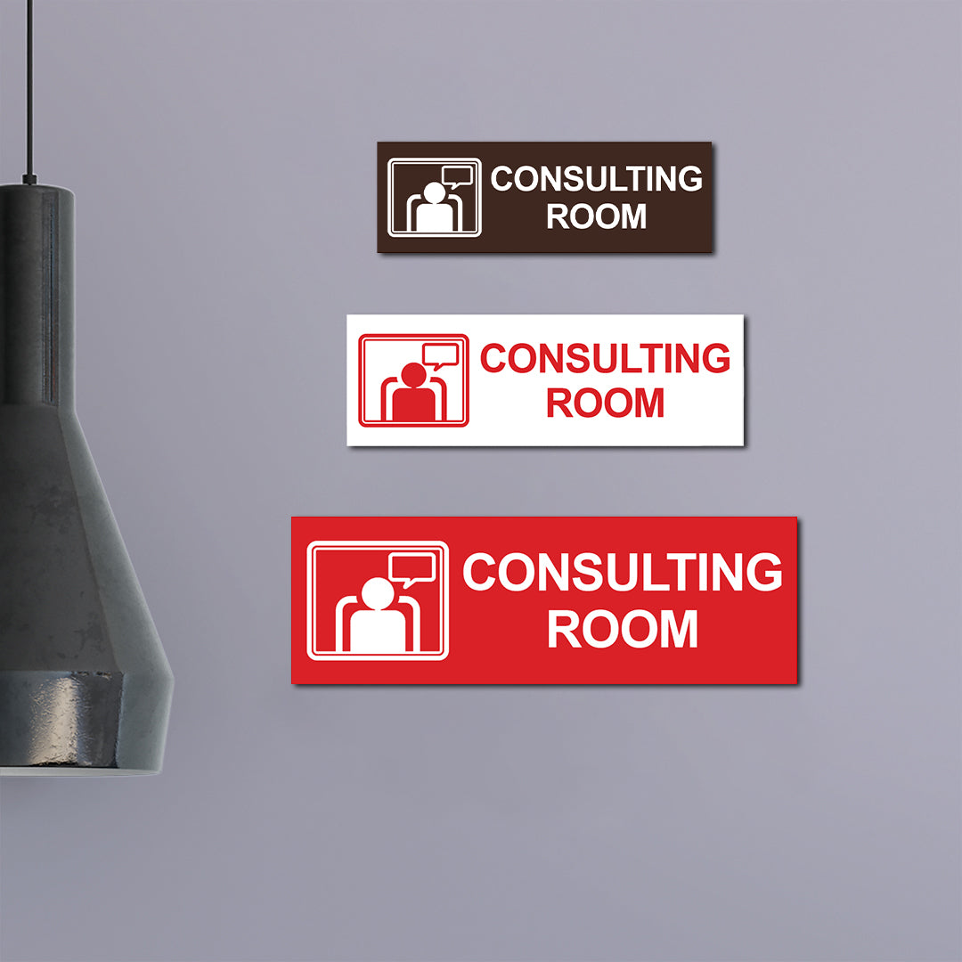 Sbasic Signage Basic Consulting Room Wall or Door Sign – Pacific Sign and Stamp