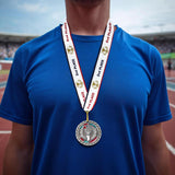 1st 2nd 3rd Place Victory Award Medals - 3 Piece Set (Gold, Silver, Bronze) Includes Ribbon