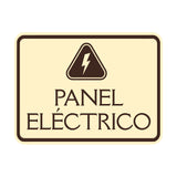 Signs ByLITA Classic Framed Panel Eléctrico Wall or Door Sign