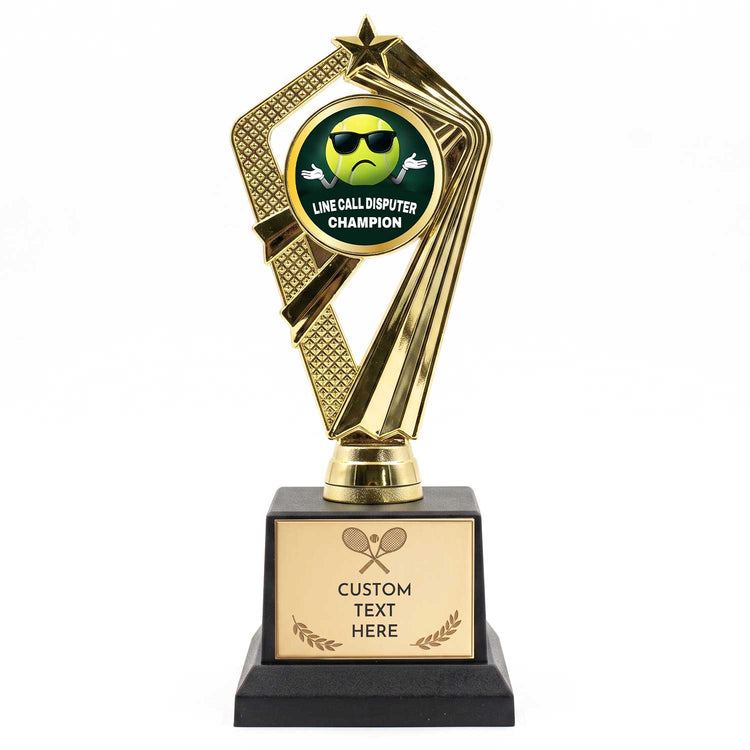Funny Tennis Trophy Awards - Gag Gifts for Tennis Players - Custom Engraved