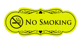 Designer No Smoking Sign