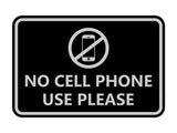 Classic Framed No Cell Phone Use Please