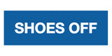 Basic Shoes Off Sign