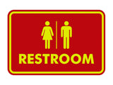 Classic All Gender Restroom Sign