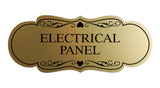 Designer Electrical Panel Sign
