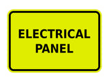 Classic Framed Electrical Panel Sign