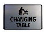 Signs ByLITA Classic Framed Changing Table Wall or Door Sign