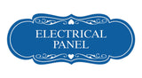 Designer Electrical Panel Sign