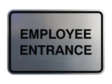Classic Framed Employee Entrance Sign