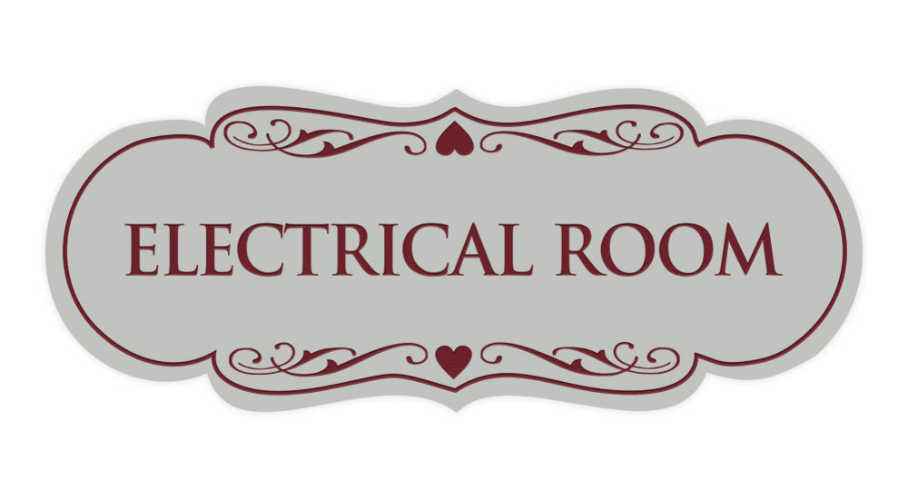 Designer Electrical Room Sign