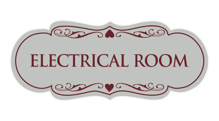 Designer Electrical Room Sign