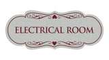 Designer Electrical Room Sign