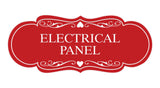 Designer Electrical Panel Sign