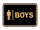 Classic Boys (male bathroom icon) Sign