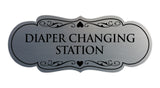 Designer Diaper Changing Station Sign