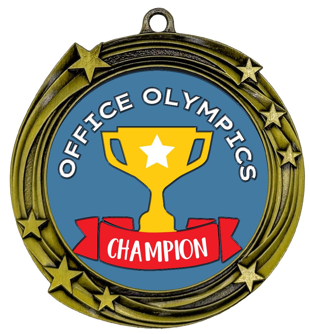 Workplace Novelty Medals Assortment | White Elephant Coworker Funny Awards | Humorous Prizes For Family and Friends