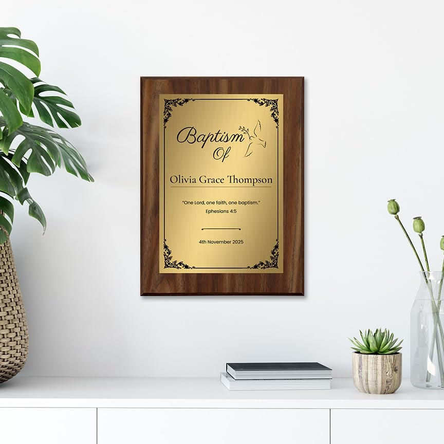 Customized Church Awards and Christian Ceremonies Custom Award Wood Plaques