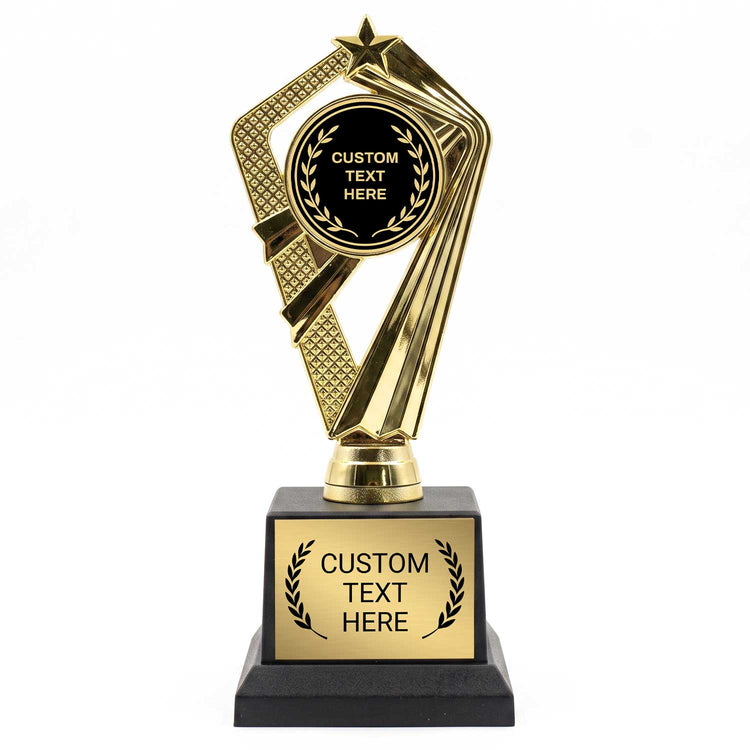 Laurel Wreath Custom Insert Trophy Awards (Olive, Palm, Wreath) - Engraved