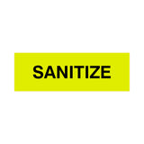 Basic Sanitize Sign