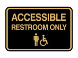Signs ByLITA Classic Framed Accessible Restroom Wall or Door Sign
