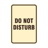 Portrait Round Do Not Disturb Sign