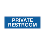 Basic Private Restroom Door / Wall Sign